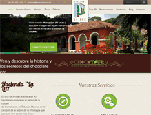 Tablet Screenshot of haciendalaluz.mx